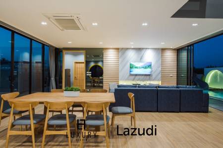 2-Storey Modern Pool Villa with slide in Leleaf Valley Hua Hin