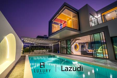 2-Storey Modern Pool Villa with slide in Leleaf Valley Hua Hin