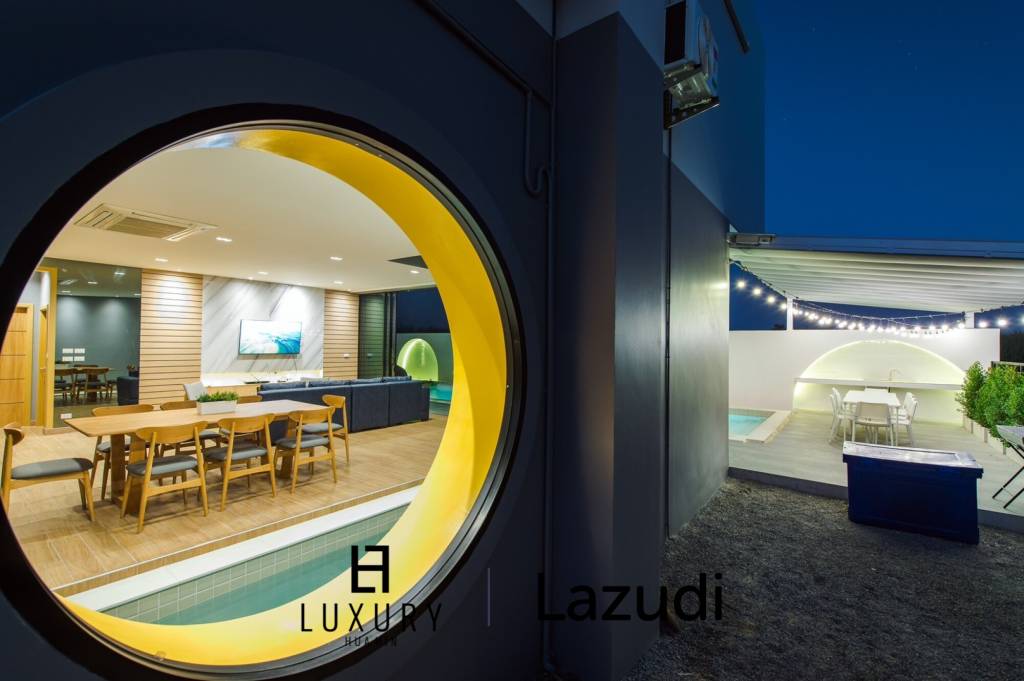 2-Storey Modern Pool Villa with slide in Leleaf Valley Hua Hin