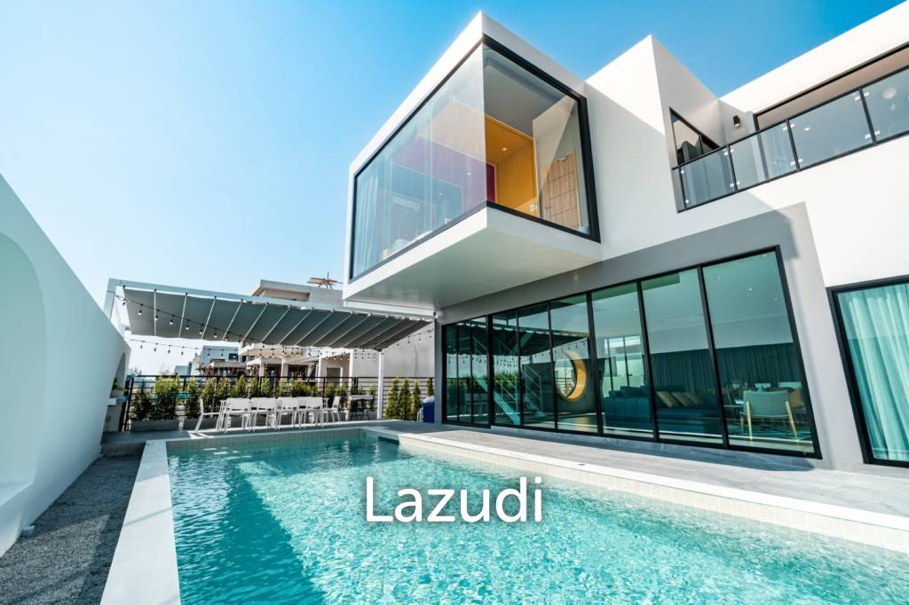 2-Storey Modern Pool Villa with slide in Leleaf Valley Hua Hin