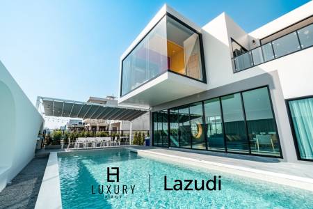 2-Storey Modern Pool Villa with slide in Leleaf Valley Hua Hin
