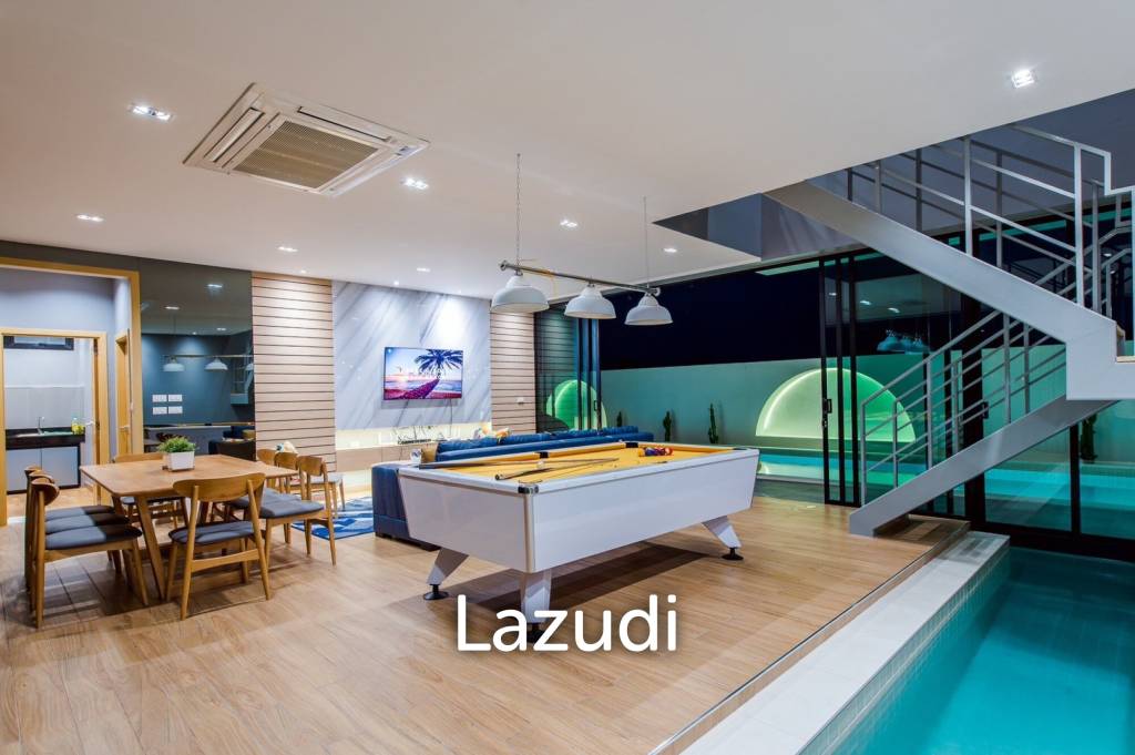 2-Storey Modern Pool Villa with slide in Leleaf Valley Hua Hin