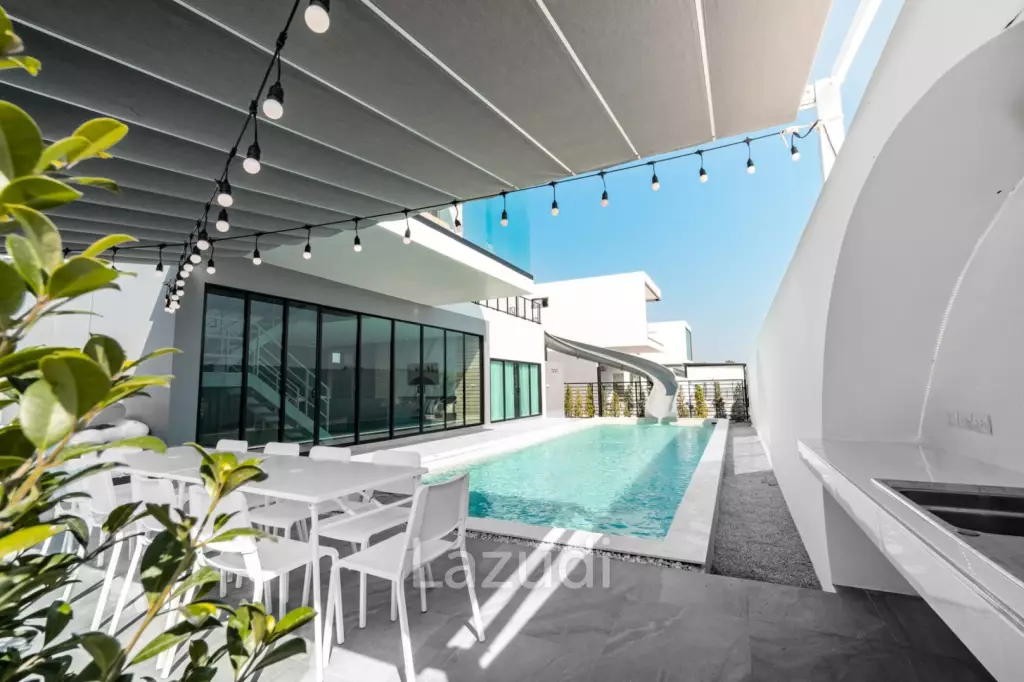 2-Storey Modern Pool Villa with slide in Leleaf Valley Hua Hin