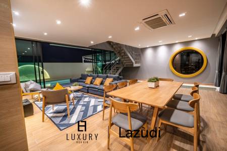 2-Storey Modern Pool Villa with slide in Leleaf Valley Hua Hin