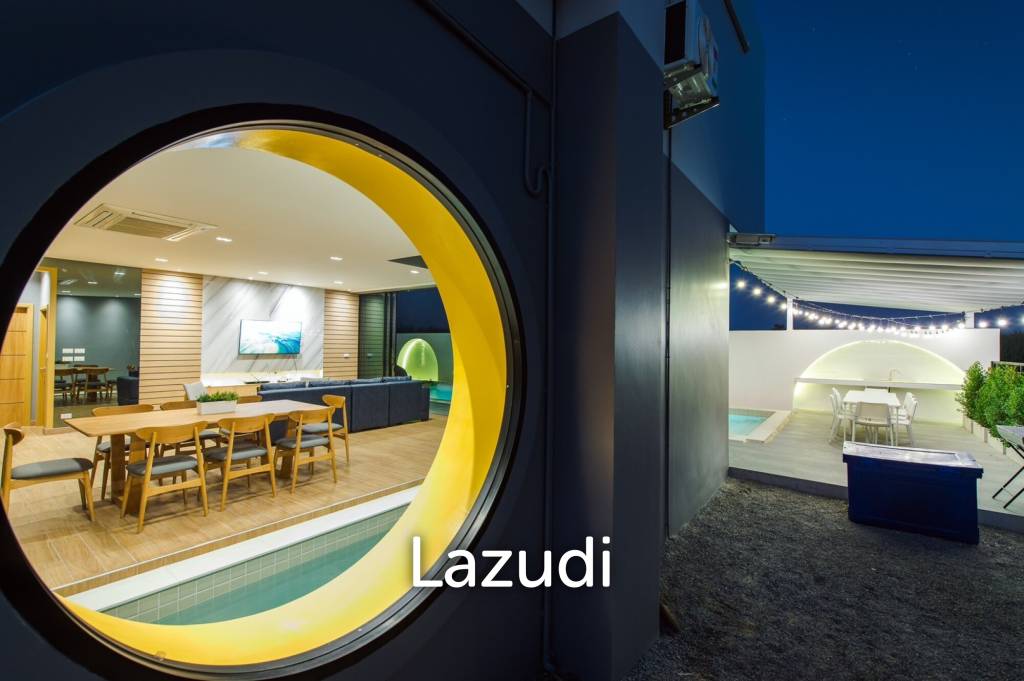 2-Storey Modern Pool Villa with slide in Leleaf Valley Hua Hin