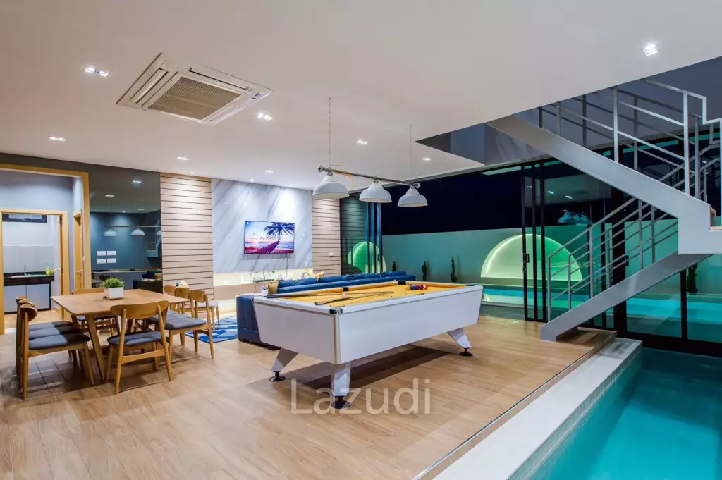 2-Storey Modern Pool Villa with slide in Leleaf Valley Hua Hin