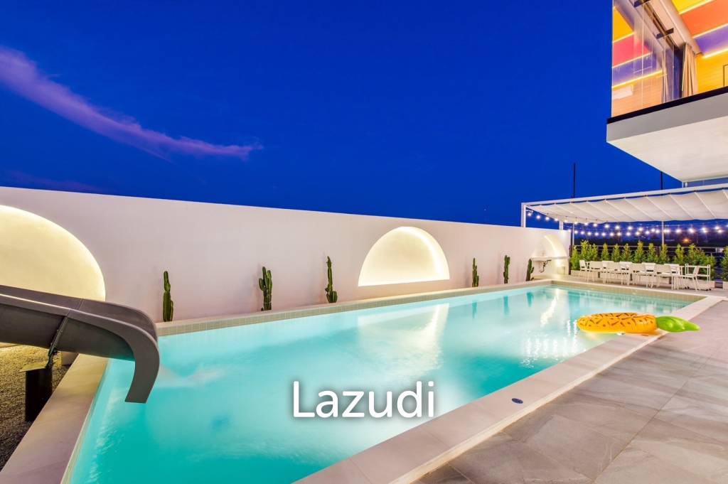 2-Storey Modern Pool Villa with slide in Leleaf Valley Hua Hin