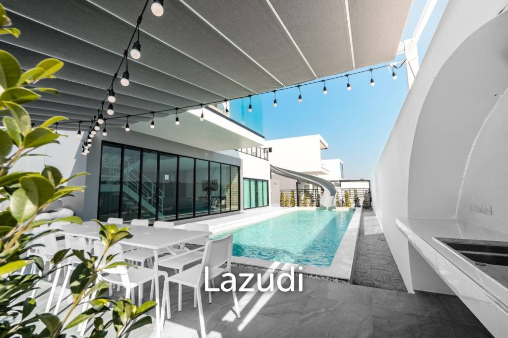 2-Storey Modern Pool Villa with slide in Leleaf Valley Hua Hin