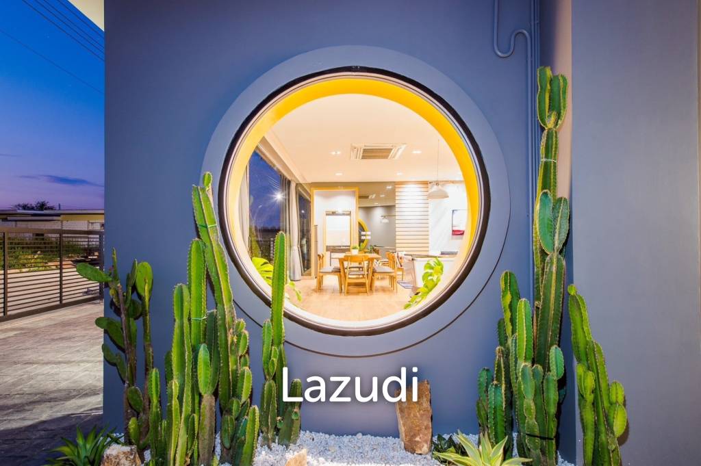 2-Storey Modern Pool Villa with slide in Leleaf Valley Hua Hin