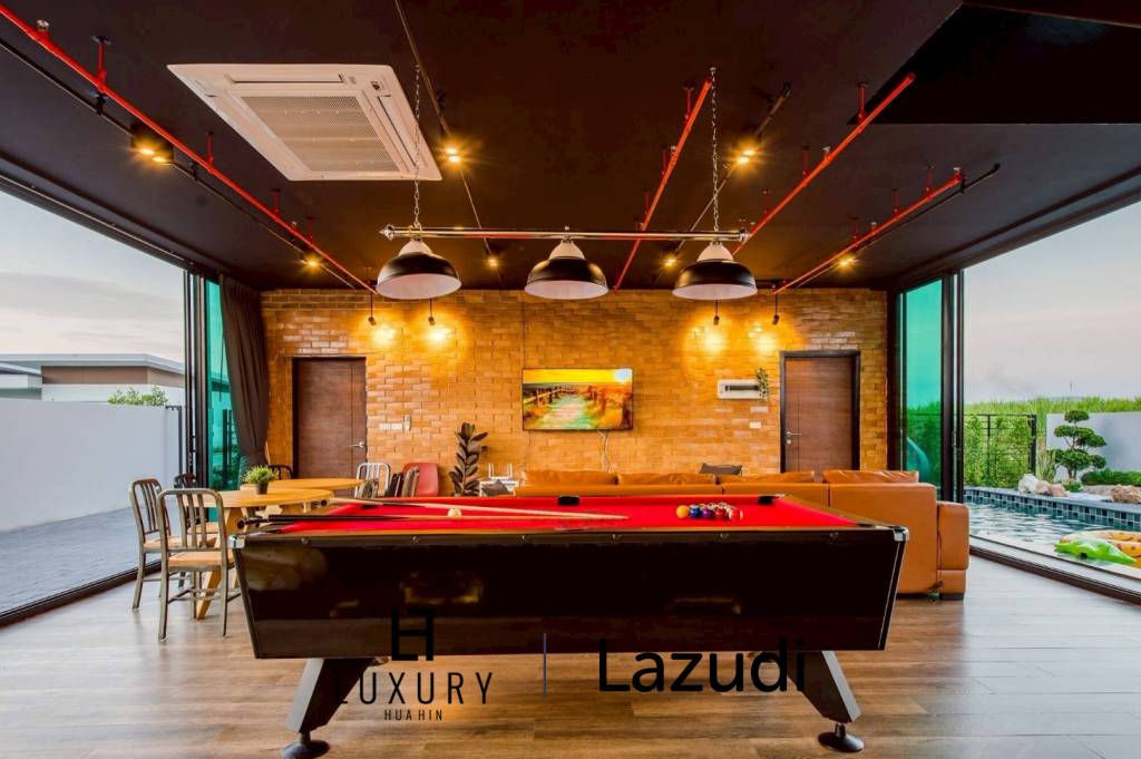 Modern 4 Bedroom Pool Villa with Outdoor BBQ in Leleaf Valley Hua Hin