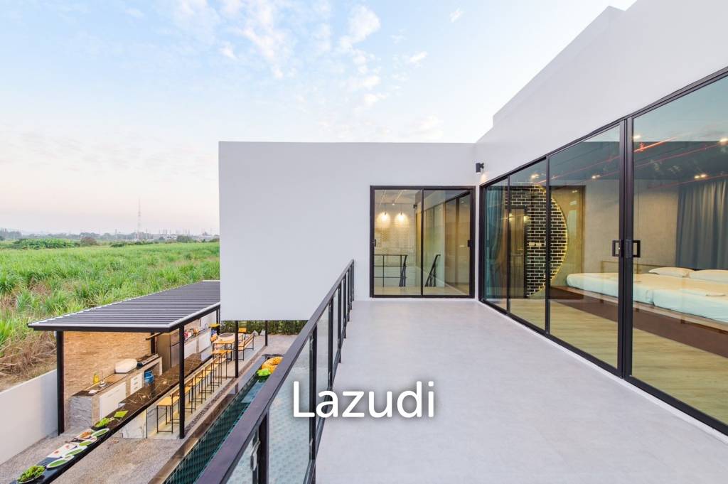 Modern 4 Bedroom Pool Villa with Outdoor BBQ in Leleaf Valley Hua Hin