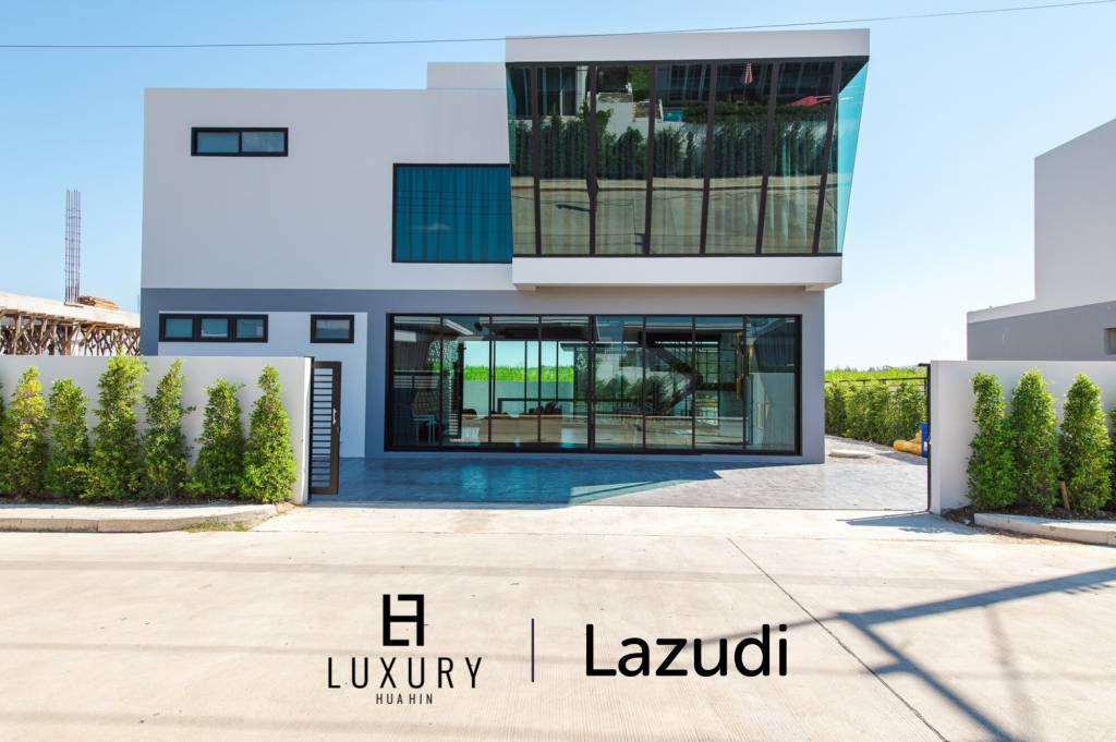 Modern 4 Bedroom Pool Villa with Outdoor BBQ in Leleaf Valley Hua Hin