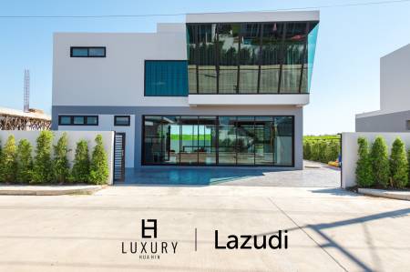 Modern 4 Bedroom Pool Villa with Outdoor BBQ in Leleaf Valley Hua Hin