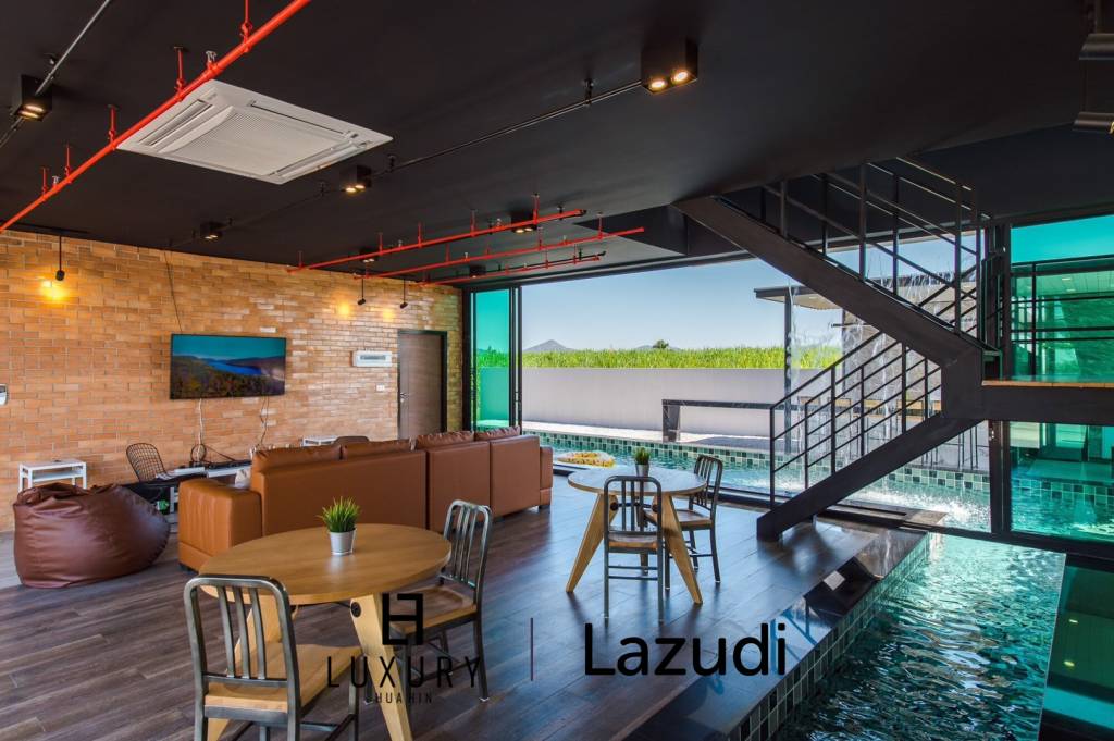 Modern 4 Bedroom Pool Villa with Outdoor BBQ in Leleaf Valley Hua Hin