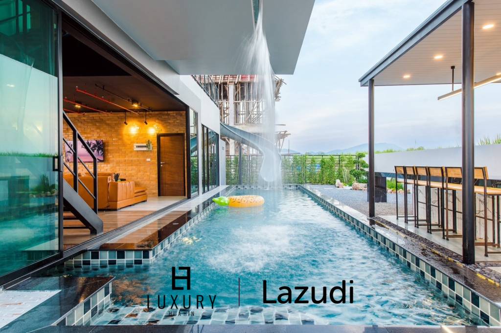 Modern 4 Bedroom Pool Villa with Outdoor BBQ in Leleaf Valley Hua Hin