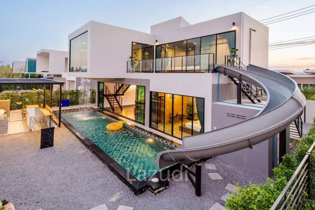 Modern 4 Bedroom Pool Villa with Outdoor BBQ in Leleaf Valley Hua Hin