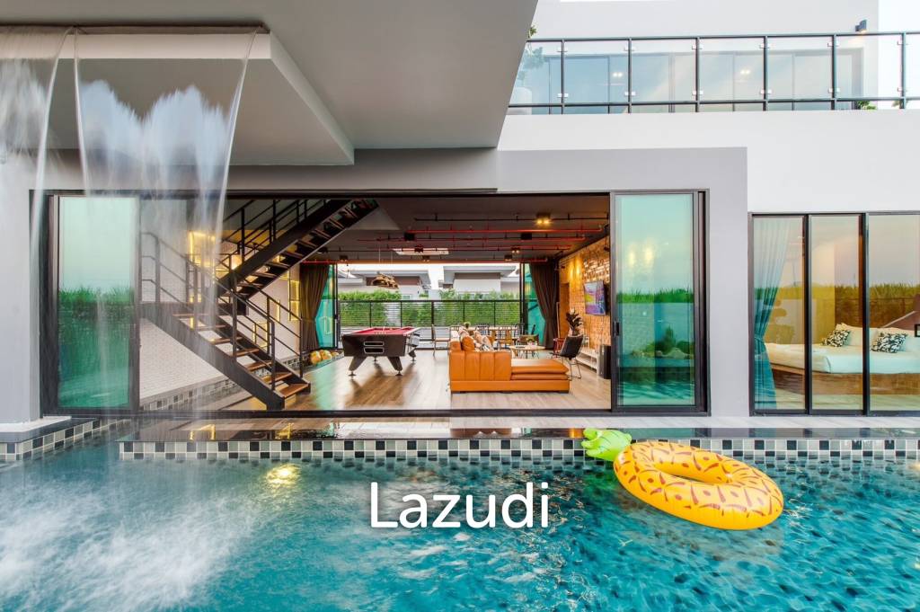 Modern 4 Bedroom Pool Villa with Outdoor BBQ in Leleaf Valley Hua Hin