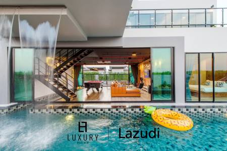 Modern 4 Bedroom Pool Villa with Outdoor BBQ in Leleaf Valley Hua Hin