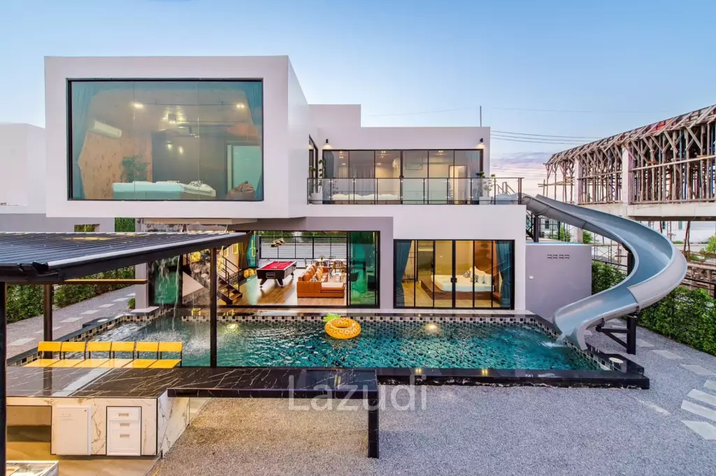 Modern 4 Bedroom Pool Villa with Outdoor BBQ in Leleaf Valley Hua Hin