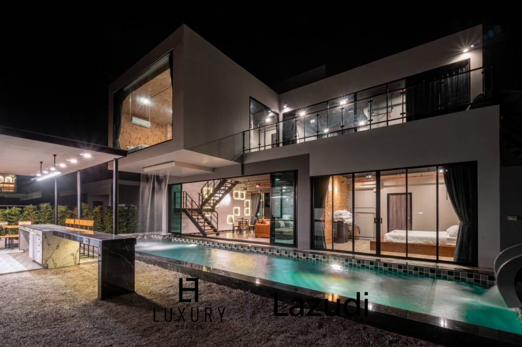 Одноэтажная вилла с бассейном, 4 спальнями и зоной барбекю в Лелиф Вэлли — сдается в аренду.