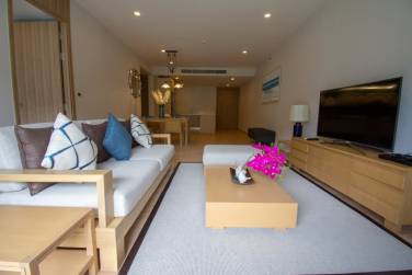 Spacious 2-bedroom unit for rent at a beachfront condo in Mai Khao