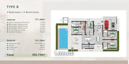 Beautiful modern pool villa in Nong Kae Hua Hin