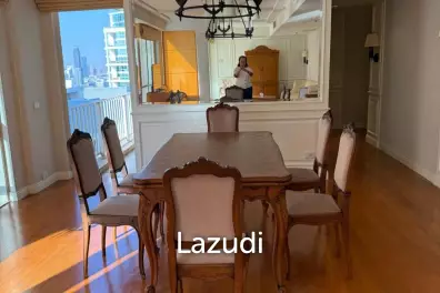 161 sqm High-Floor 2-Bed Condo at Langsuan Ville Lumpini Bangkok