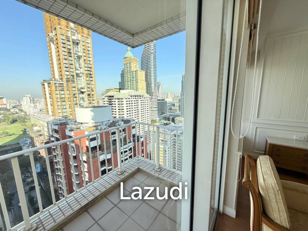 161 sqm High-Floor 2-Bed Condo at Langsuan Ville Lumpini Bangkok