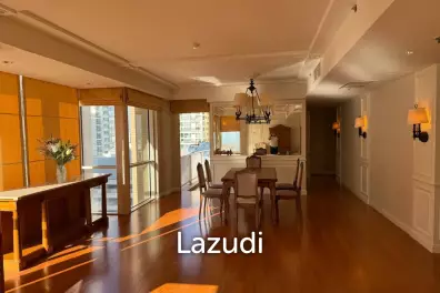 161 sqm High-Floor 2-Bed Condo at Langsuan Ville Lumpini Bangkok
