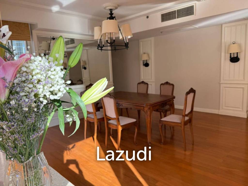 161 sqm High-Floor 2-Bed Condo at Langsuan Ville Lumpini Bangkok