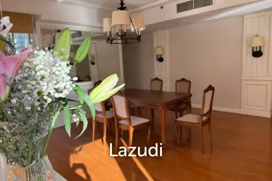 161 sqm High-Floor 2-Bed Condo at Langsuan Ville Lumpini Bangkok