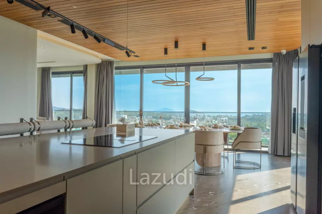 200sqm 2 bedroom Panoramic Sea View Penthouse In Rawai