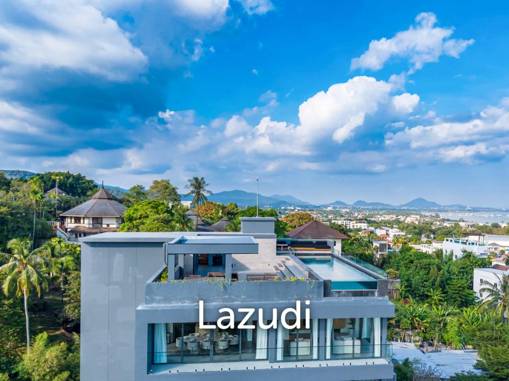 200sqm 2 bedroom Panoramic Sea View Penthouse In Rawai