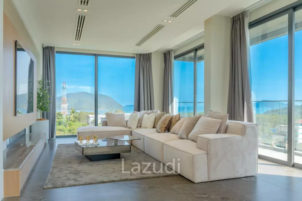 200sqm 2 bedroom Panoramic Sea View Penthouse In Rawai