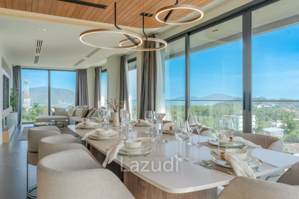 200sqm 2 bedroom Panoramic Sea View Penthouse In Rawai