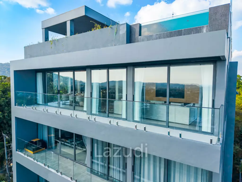200sqm 2 bedroom Panoramic Sea View Penthouse In Rawai