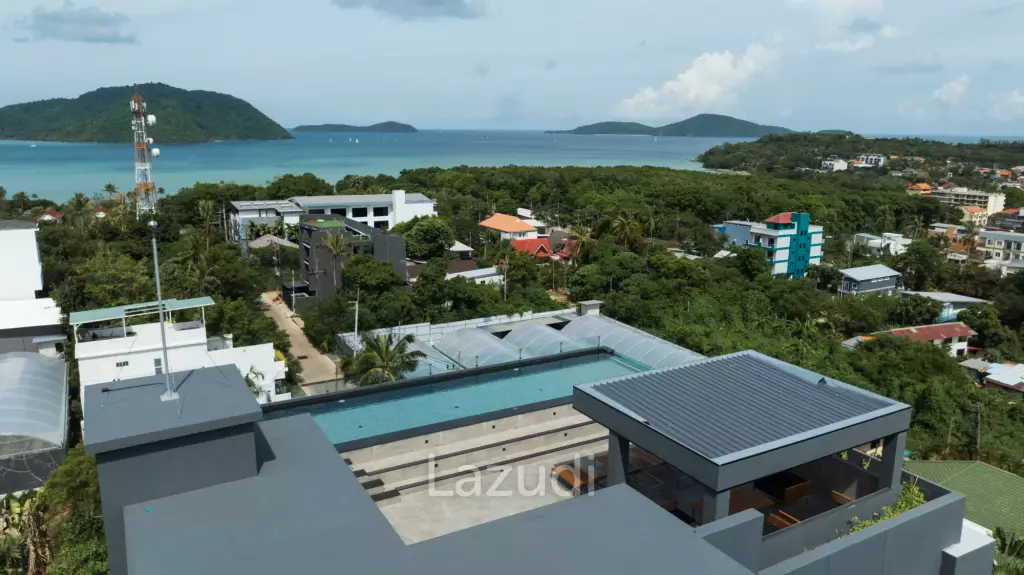 200sqm 2 bedroom Panoramic Sea View Penthouse In Rawai