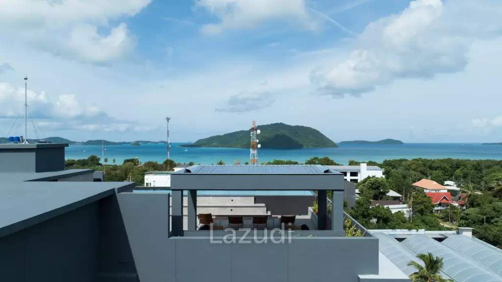200sqm 2 bedroom Panoramic Sea View Penthouse In Rawai