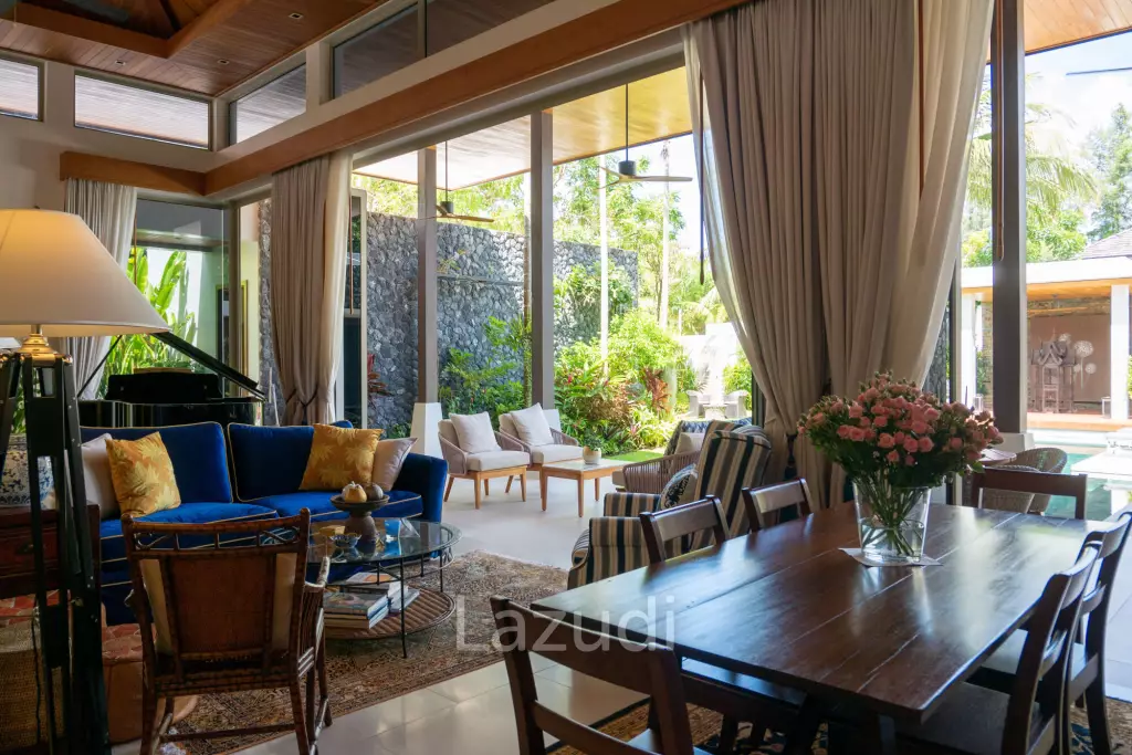 Luxury 5-Bedroom Pool Villa for Sale at Botanica Bang Tao, Only Minutes from Bang Tao Beach