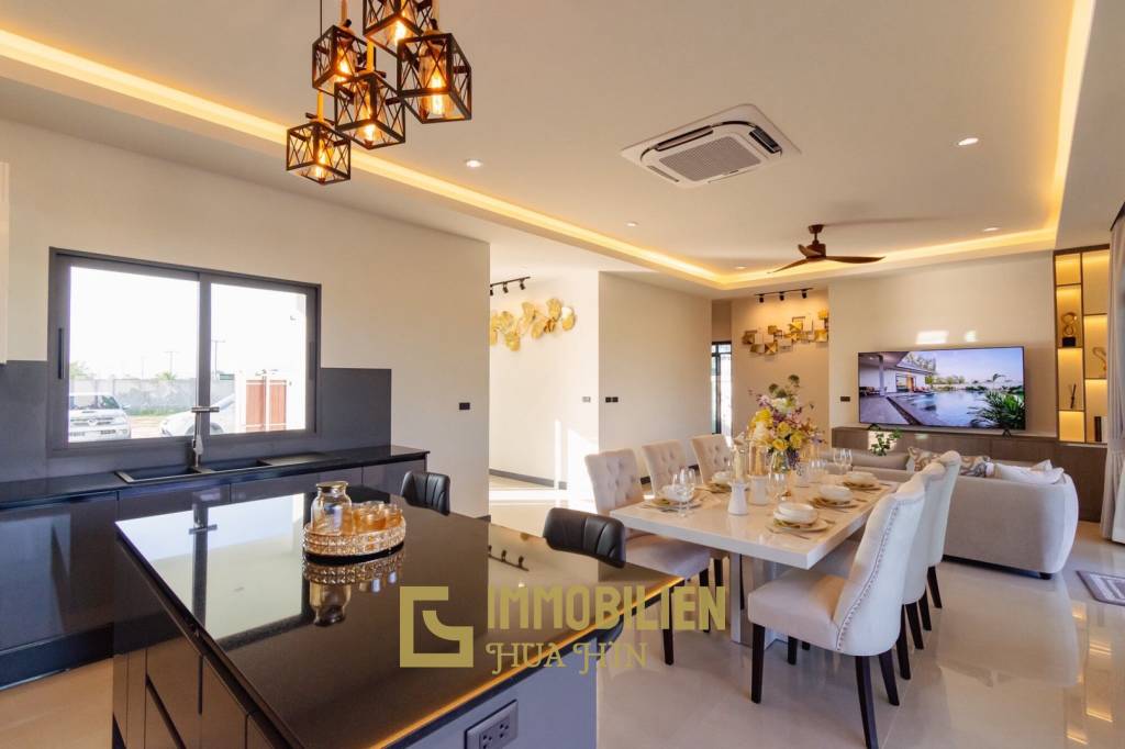 วิลล่าใหม่พร้อมอยู่ 3 ห้องนอนพร้อมสระว่ายน้ำส่วนตัว บนที่ดิน 604 ตร.ม.