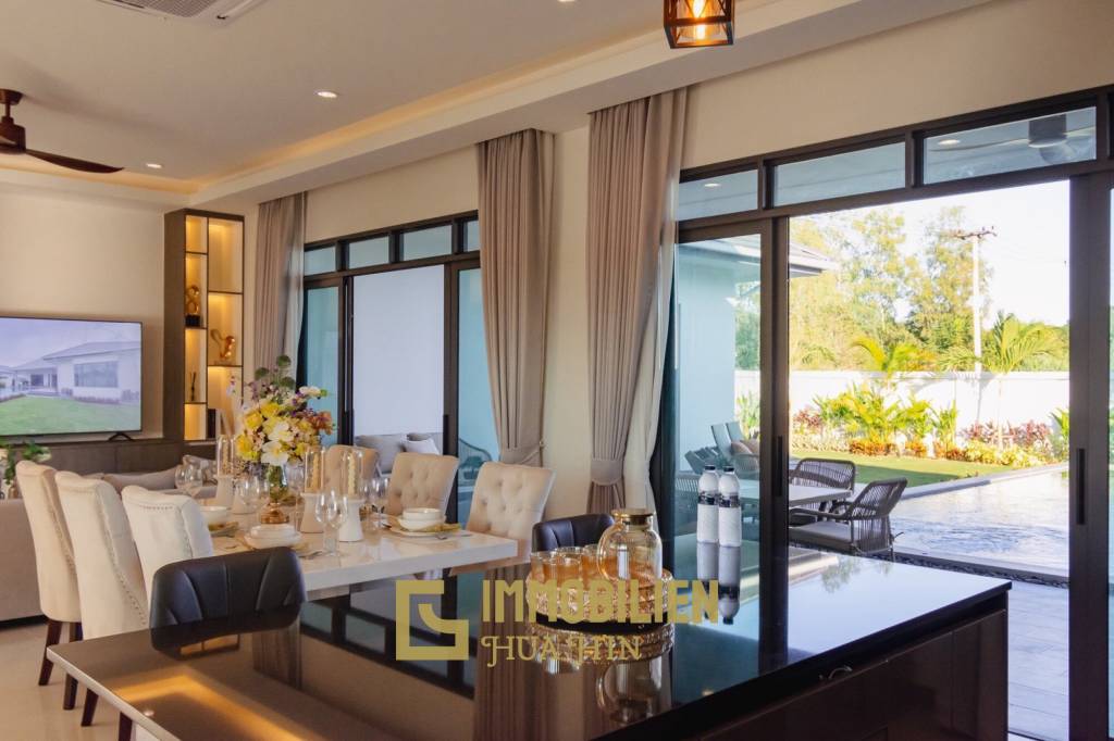 วิลล่าใหม่พร้อมอยู่ 3 ห้องนอนพร้อมสระว่ายน้ำส่วนตัว บนที่ดิน 604 ตร.ม.