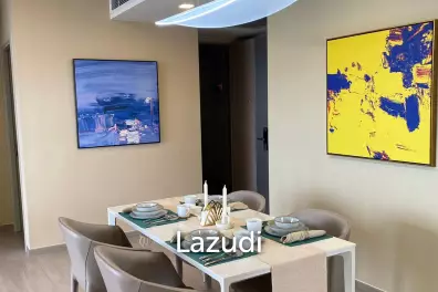 108 sqm high-floor 3-bedroom condo at One 9 Five Asoke Rama 9 Huai Khwang