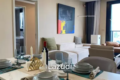 108 sqm high-floor 3-bedroom condo at One 9 Five Asoke Rama 9 Huai Khwang