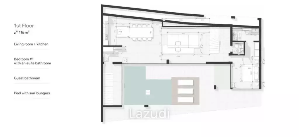 Ocean View 4 Bedroom Freehold Villa For Sale in Bingin Uluwatu