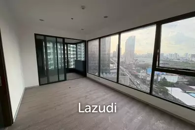 53 sqm corner 2 bedroom condo on 16th floor at Ideo Mobi Asoke Bangkok