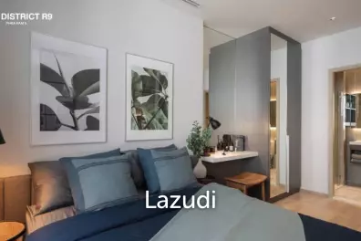 Modern 30.2 sqm 1 Bedroom Condo on 35th Floor at Nue District R9 Huai Khwang