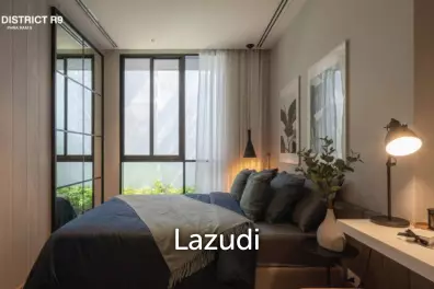 Modern 30.2 sqm 1 Bedroom Condo on 35th Floor at Nue District R9 Huai Khwang