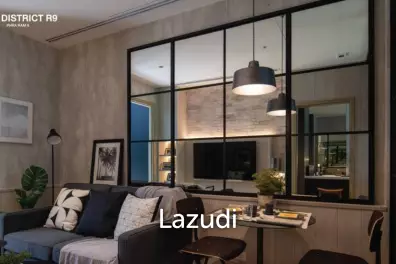 Modern 30.2 sqm 1 Bedroom Condo on 35th Floor at Nue District R9 Huai Khwang