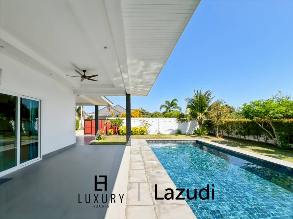 188 sqm Modern 3 Bedroom Pool villa on 638 Sqm Plot in Aria Hua Hin