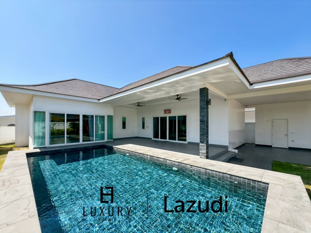188 sqm Modern 3 Bedroom Pool villa on 638 Sqm Plot in Aria Hua Hin